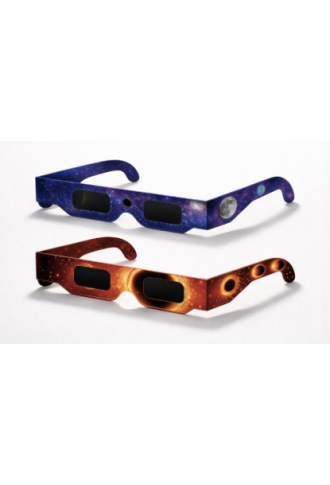Lunettes Eclipse Solaire à l'unité - panachage selon 2 modèles - lunettes pour éclipses - contactopharma