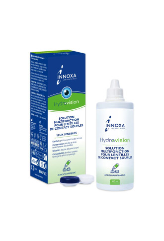 Hydravision - 360ml - solutions pour lentilles multifonction - contactopharma