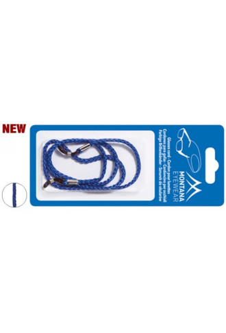 12 CORDONS NYLON BLEU SOUS BLISTER - BC5 - cordons & chaînes - contactopharma