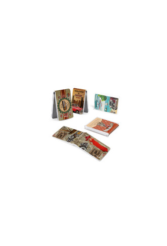 Microfibres POCKET collection "VINTAGE" - 12 VISUELS - lingettes microfibres - contactopharma
