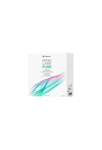 Menicare Pure Tripack - solution pour lentilles rigide - contactopharma