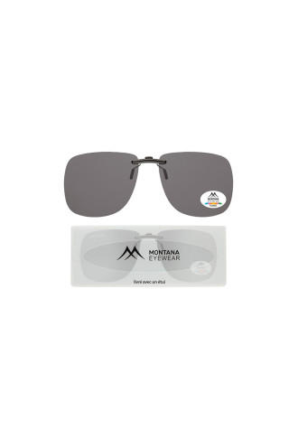 CLIP SOLAIRE POLARISÉ pour monture acétate C1 - Fumés - lunettes clip-on & sur-lunettes - contactopharma