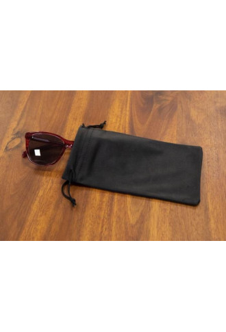 Etuis microfibre large, noir (10 unités) - souples - contactopharma