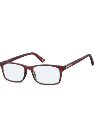 Lunette de lecture filtre lumière bleue HBLF73C Rouge - Plan à +3.50D - lunettes loupes - contactopharma