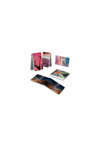 Microfibres POCKET collection "Paysages" - 12 VISUELS - lingettes microfibres - contactopharma