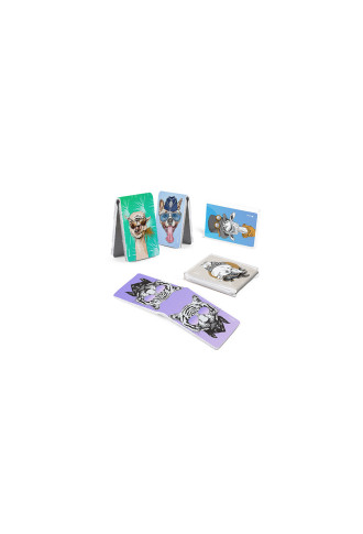 Microfibres POCKET collection "Zanimaux 2" - 12 VISUELS - lingettes microfibres - contactopharma