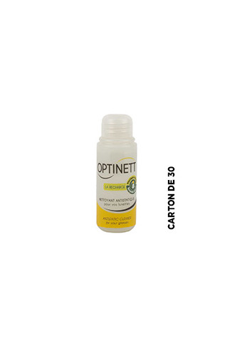 RECHARGE SPRAY OPTINETT - Carton 30 recharges 35ml - spray désinfectant lunettes - contactopharma