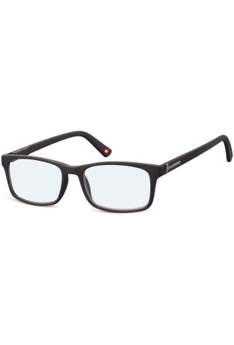 Lunette de lecture filtre lumière bleue HBLF73 Noir - PLAN à +3.50D - lunettes loupes - contactopharma