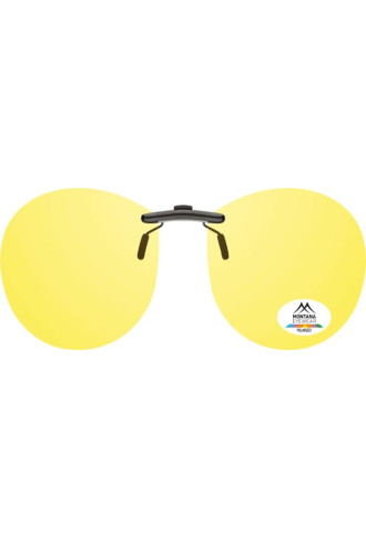 CLIP SOLAIRE Polarisé POUR MONTURE ACETATE C4C - Jaune - lunettes clip-on & sur-lunettes - contactopharma