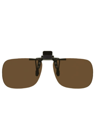 CLIP SOLAIRE RELEVABLE 1971 - Brun - lunettes clip-on & sur-lunettes - contactopharma