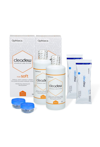 Cleadew Soft Duo Pack - solution pour lentilles souples - contactopharma