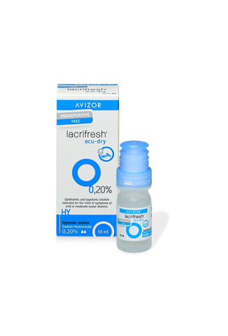 Lacrifresh Ocudry 0.2% Sans Conservateur - confort & hydratation - contactopharma