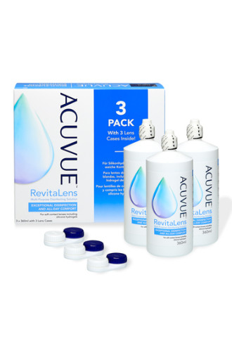 Acuvue Revitalens - solution pour lentilles souples - contactopharma