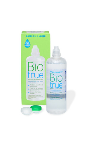 Biotrue - solution pour lentilles souples - contactopharma