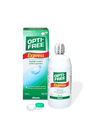 OptiFree Express - solution pour lentilles souples - contactopharma