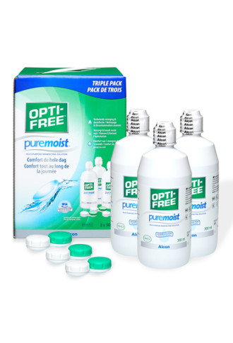 Opti Free Puremoist Pack eco - solution pour lentilles souples - contactopharma