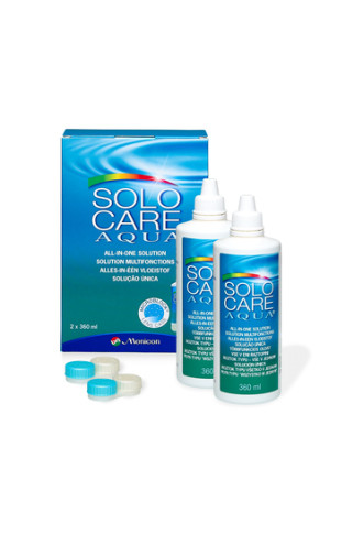 Solocare Aqua - solution pour lentilles souples - contactopharma