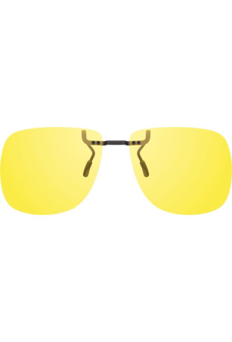 Clip solaire polarisé monture acétate 1972C - Jaune - lunettes clip-on & sur-lunettes - contactopharma