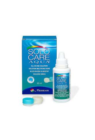 Solocare Aqua - solution pour lentilles souples - contactopharma
