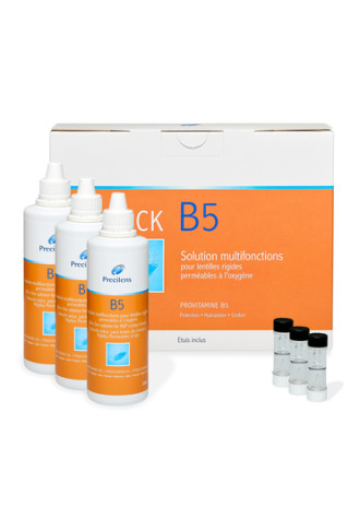 Multiclean (anciennement B5) - Pack - solution pour lentilles rigide - contactopharma