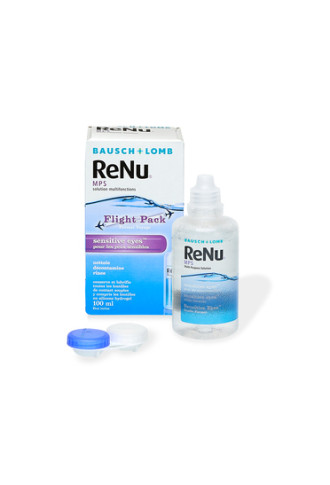 Renu MPS Flight Pack - solution pour lentilles souples - contactopharma