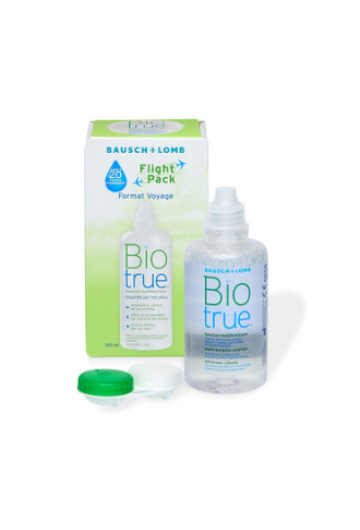 Biotrue Flight Pack - solution pour lentilles souples - contactopharma