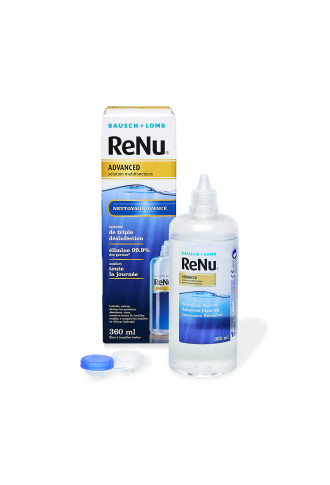 Renu Advanced 360ml - solution pour lentilles souples - contactopharma