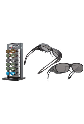 PACK 12 SUR-LUNETTES POLARISEES "FIT OVER" - PDFO12 - lunettes clip-on & sur-lunettes - contactopharma