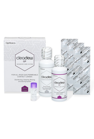 Pack Cleadew GP + Care Solution - solution pour lentilles rigide - contactopharma